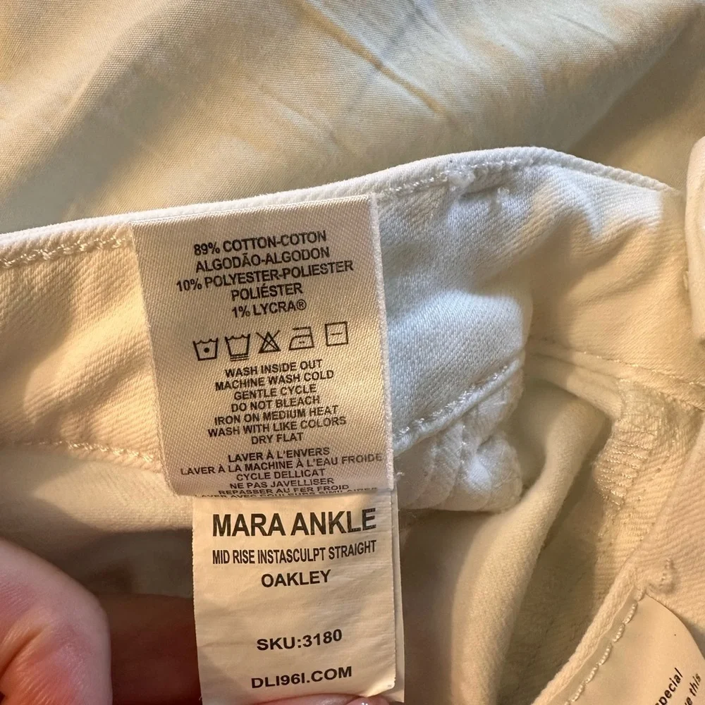 DL1961 MARA ANKLE MID RISE INSTASCULPT STRAIGHT in OAKLEY